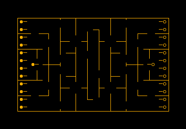 Laser Tanks game screenshot for Commodore PET